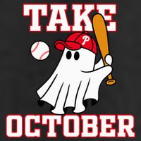 Philly Take October Philadelphia Ghost Baseball 7 Panel Mesh Trucker Snapback Hat