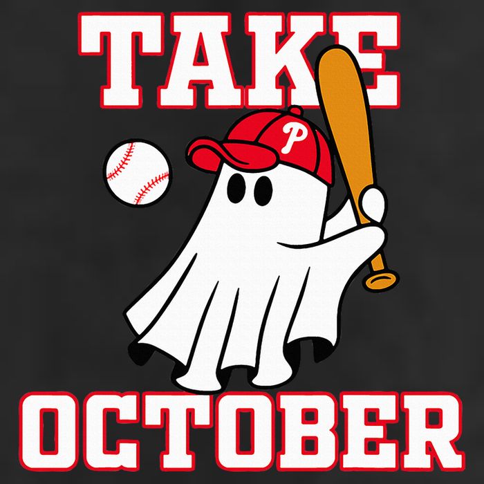 Philly Take October Philadelphia Ghost Baseball 7 Panel Mesh Trucker Snapback Hat