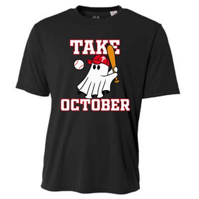 Philly Take October Philadelphia Ghost Baseball Cooling Performance Crew T-Shirt