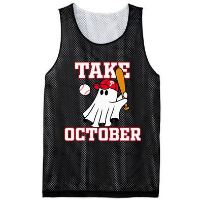 Philly Take October Philadelphia Ghost Baseball Mesh Reversible Basketball Jersey Tank