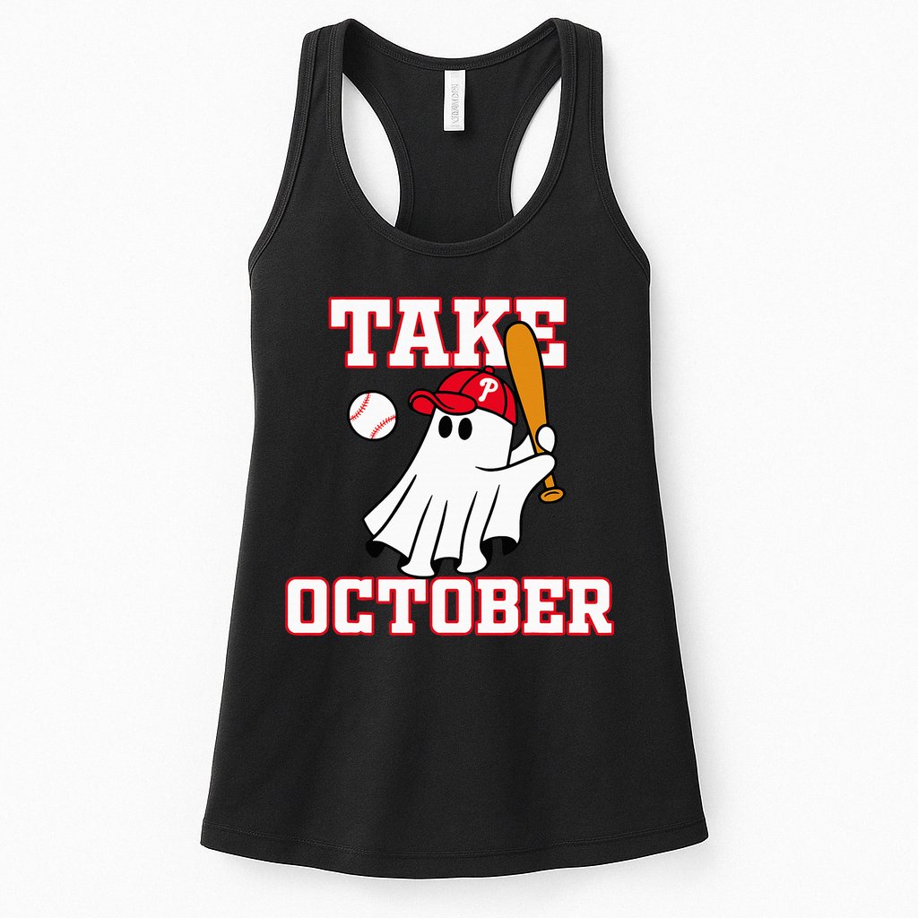 Philly Take October Philadelphia Ghost Baseball Womens Tank Top