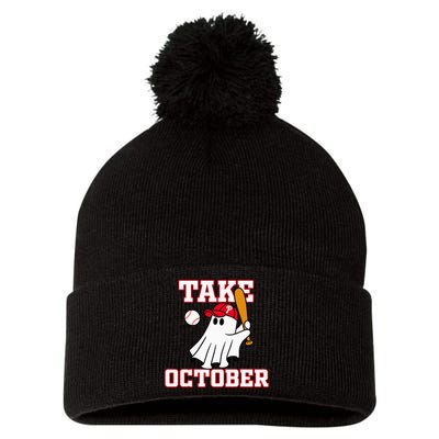 Philly Take October Philadelphia Ghost Baseball Pom Pom 12in Knit Beanie