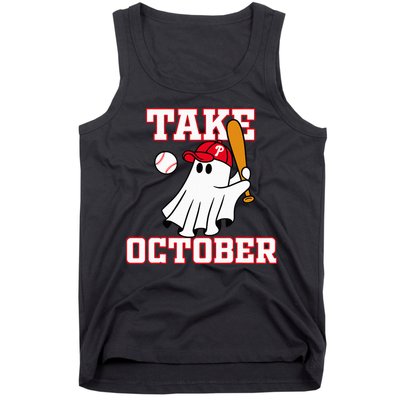 Philly Take October Philadelphia Ghost Baseball Tank Top