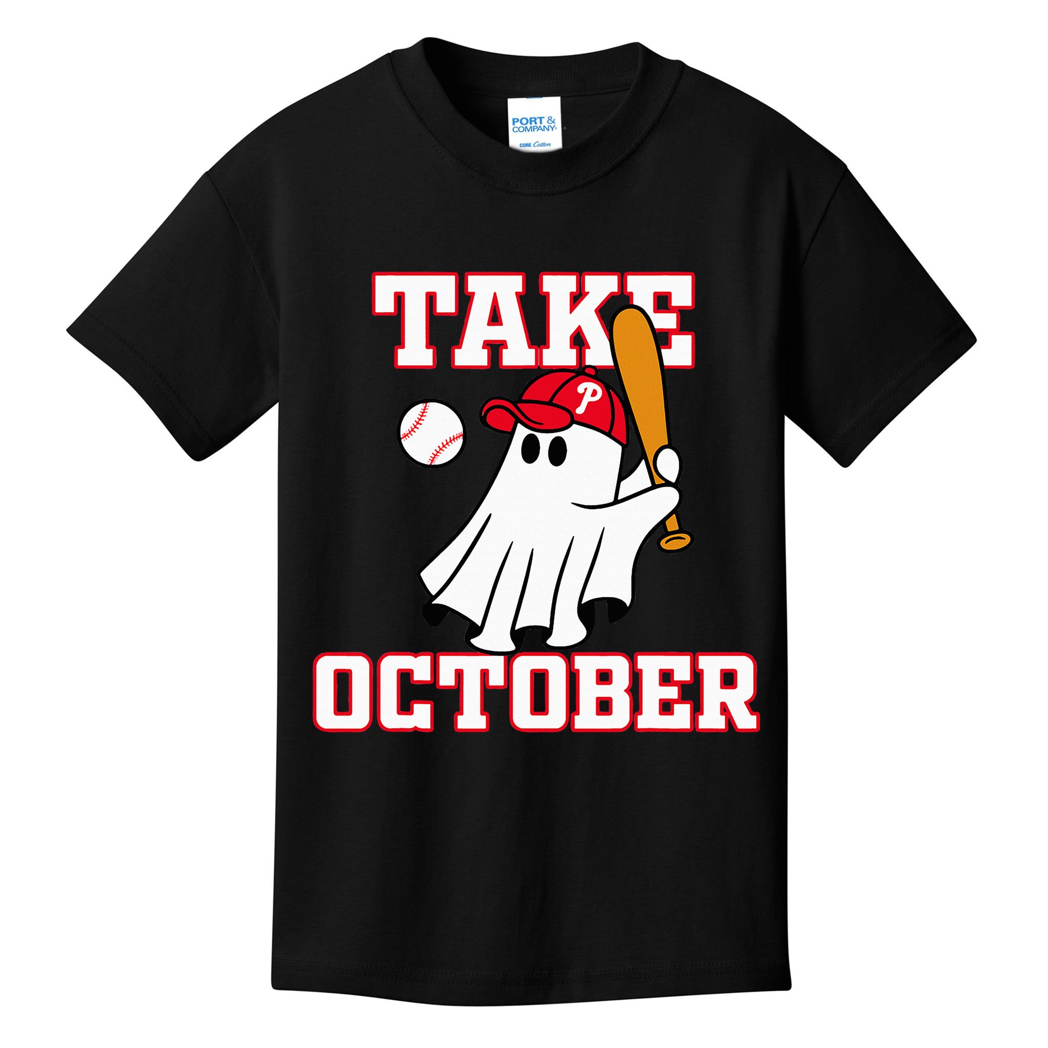 Philly Take October Philadelphia Ghost Baseball Kids T-Shirt