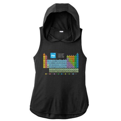 Periodic Table Of The Elets Periodic Table Of Elets Great Gift Ladies PosiCharge Tri-Blend Wicking Draft Hoodie Tank