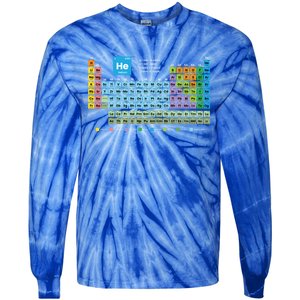 Periodic Table Of The Elets Periodic Table Of Elets Great Gift Tie-Dye Long Sleeve Shirt