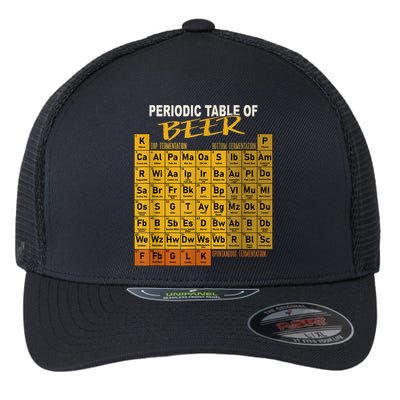 Periodic Table Of Beer Craft Beer Style Brewery Flexfit Unipanel Trucker Cap