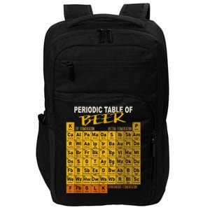 Periodic Table Of Beer Craft Beer Style Brewery Impact Tech Backpack