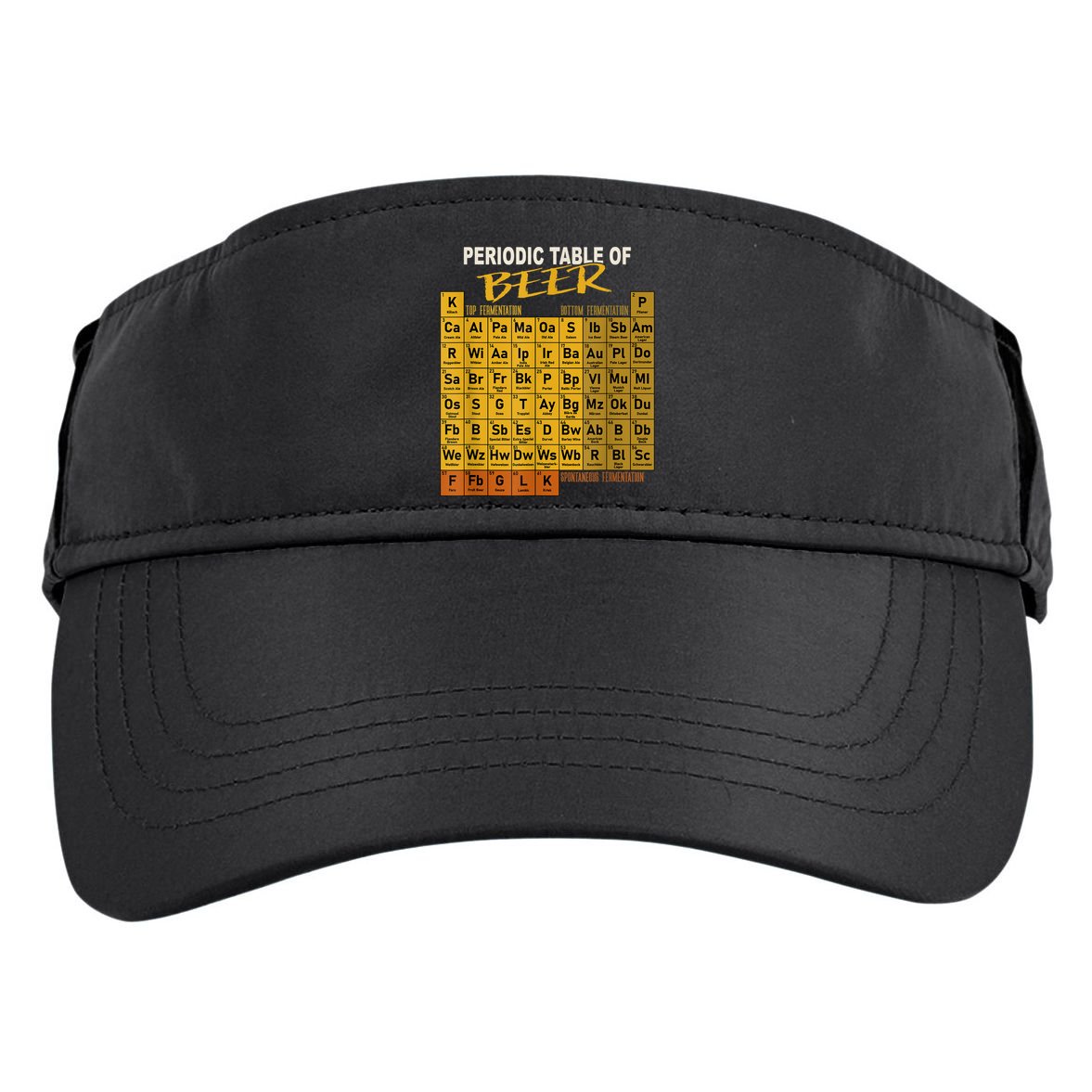 Periodic Table Of Beer Craft Beer Style Brewery Adult Drive Performance Visor