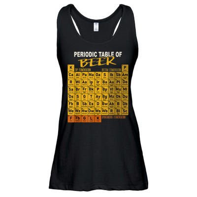 Periodic Table Of Beer Craft Beer Style Brewery Ladies Essential Flowy Tank