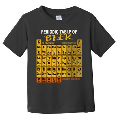 Periodic Table Of Beer Craft Beer Style Brewery Toddler T-Shirt