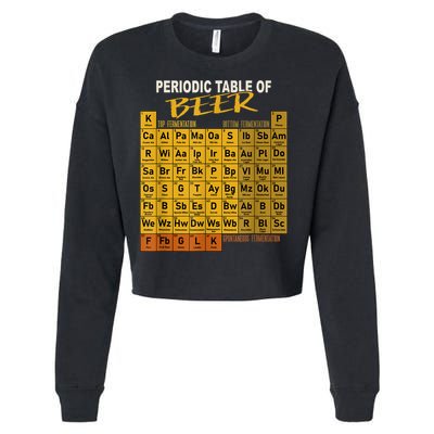 Periodic Table Of Beer Craft Beer Style Brewery Cropped Pullover Crew