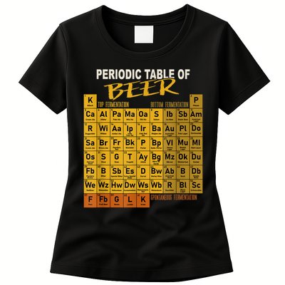 Periodic Table Of Beer Craft Beer Style Brewery Womens T-Shirt