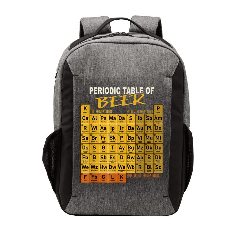Periodic Table Of Beer Craft Beer Style Brewery Vector Backpack