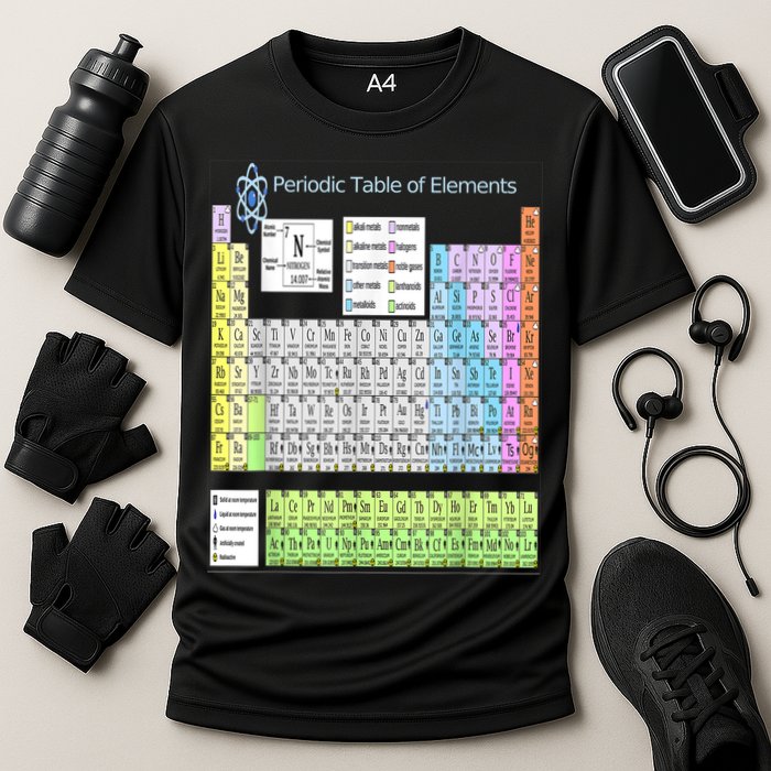 Periodic Table Of Elements For Classical And STEM Education Performance Shirt
