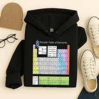 Periodic Table Of Elements For Classical And STEM Education Hoodie