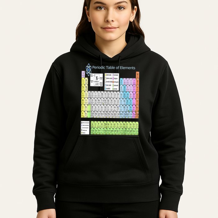 Periodic Table Of Elements For Classical And STEM Education Hoodie
