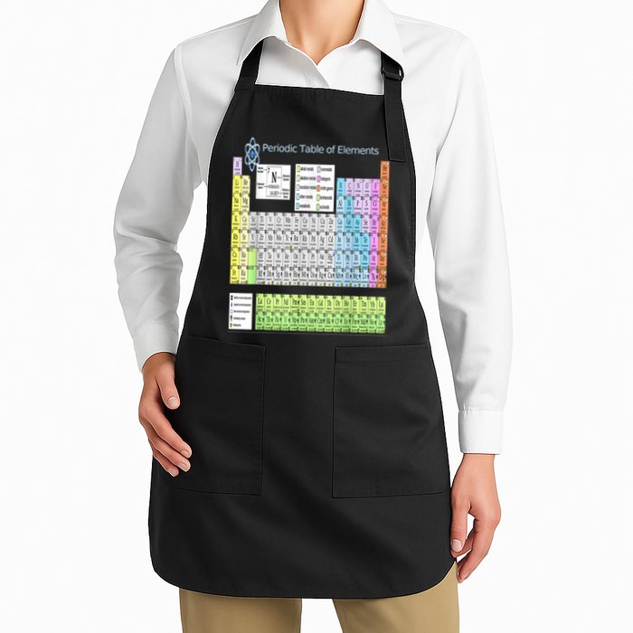 Periodic Table Of Elements For Classical And STEM Education Apron