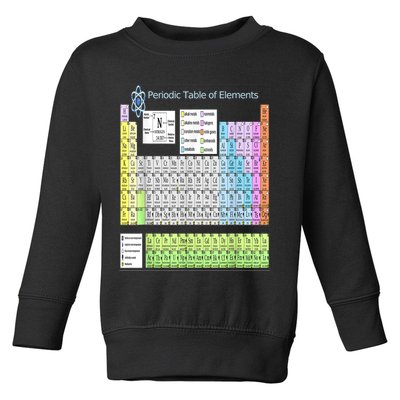 Periodic Table Of Elements For Classical And STEM Education Toddler Sweatshirt