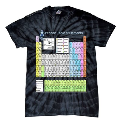 Periodic Table Of Elements For Classical And STEM Education Tie-Dye T-Shirt