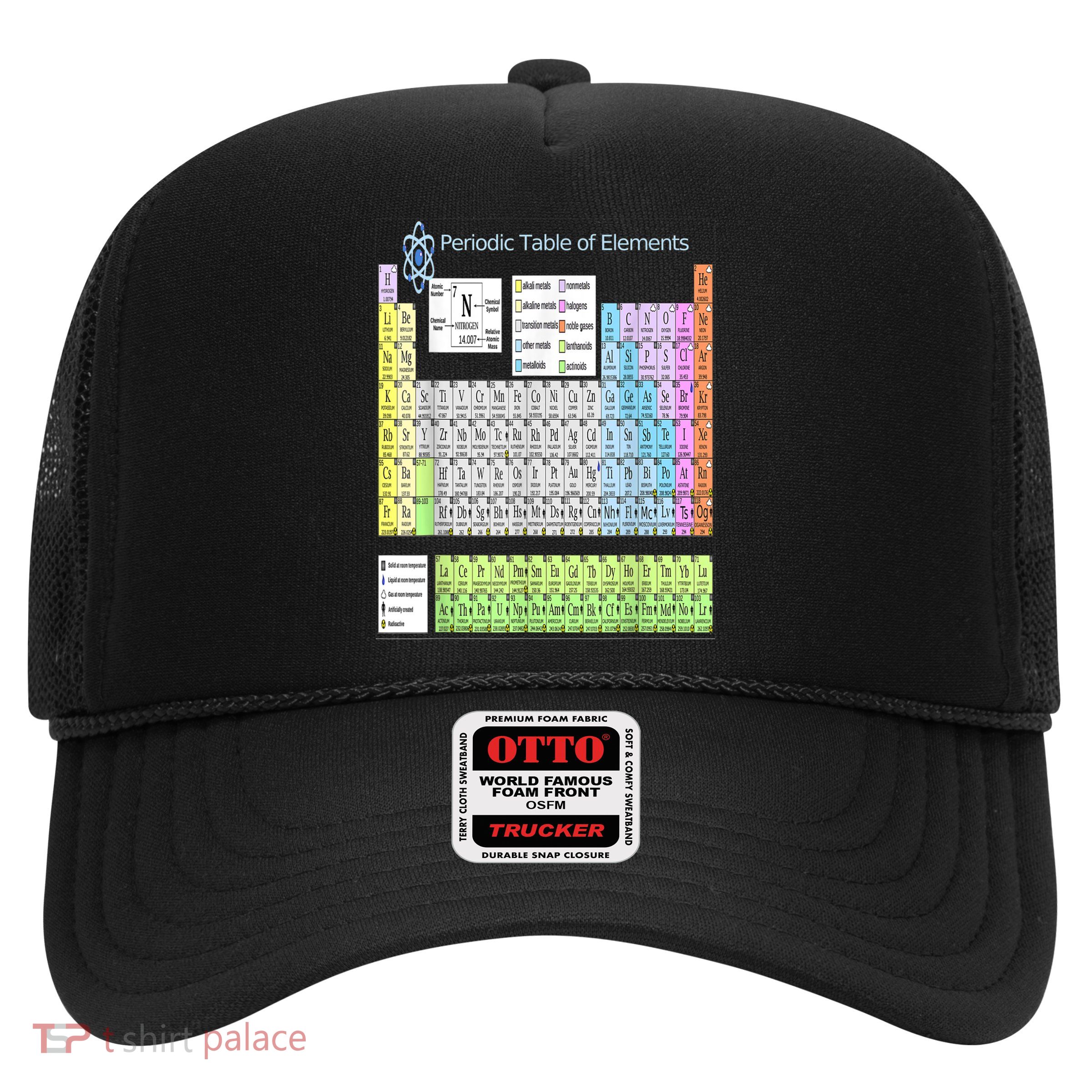 Periodic Table Of Elements For Classical And STEM Education Trucker Hat