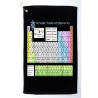 Periodic Table Of Elements For Classical And STEM Education Golf Towel