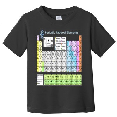 Periodic Table Of Elements For Classical And STEM Education Toddler T-Shirt