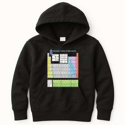 Periodic Table Of Elements For Classical And STEM Education Kids Hoodie