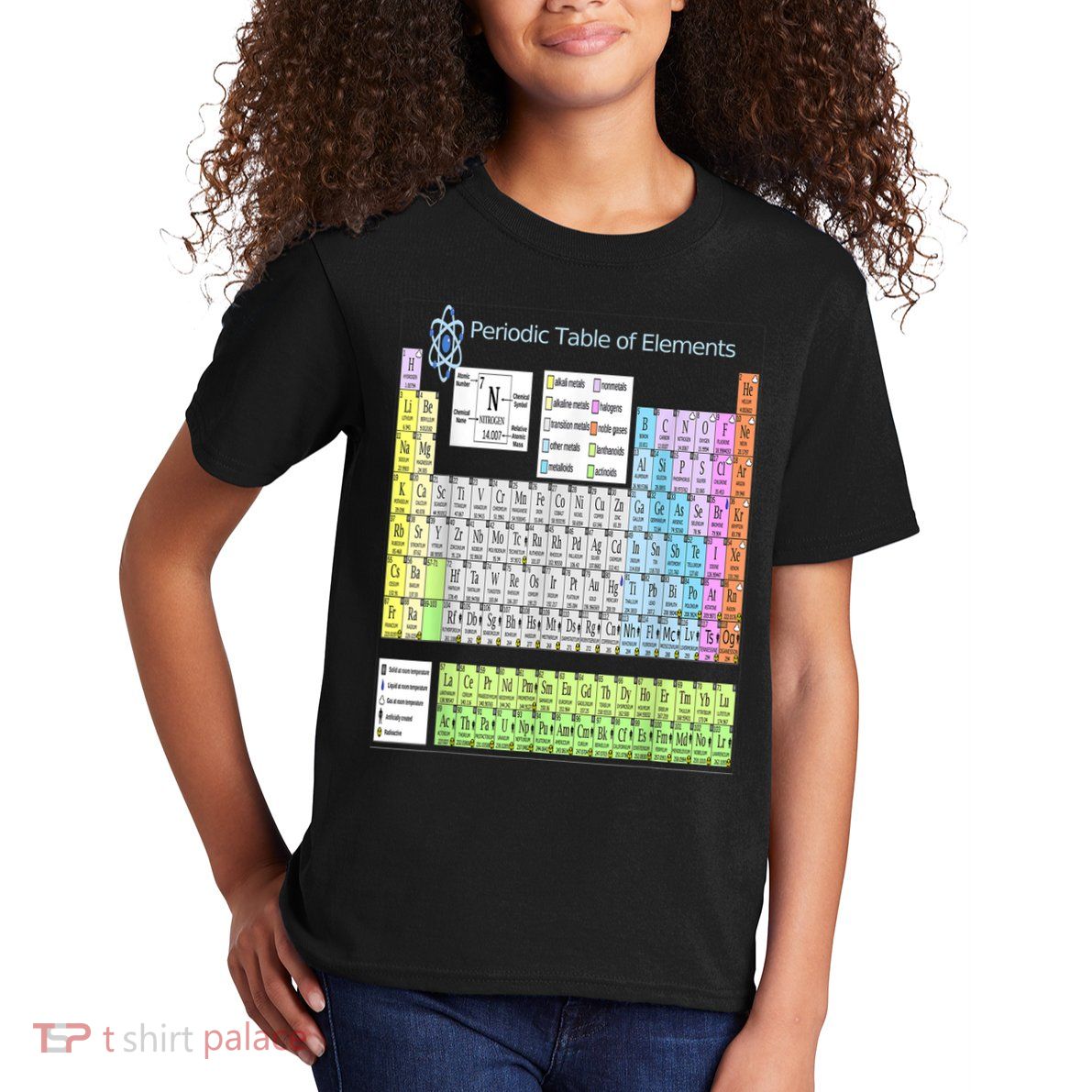 Periodic Table Of Elements For Classical And STEM Education Kids T-Shirt
