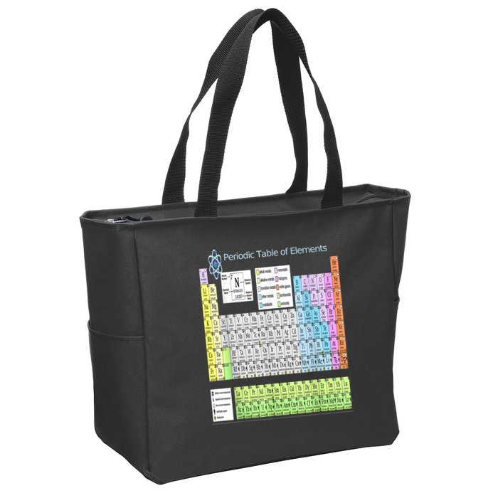 Periodic Table Of Elements For Classical And STEM Education Zip Tote Bag