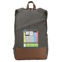 Periodic Table Of Elements For Classical And STEM Education Cotton Canvas Backpack