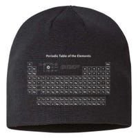 Periodic Table Of The Elements Chemists Nerd Chemistry Sustainable Beanie