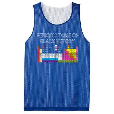 Periodic Table Of Elets Black History Month Proud Beauty Cool Gift Mesh Reversible Basketball Jersey Tank