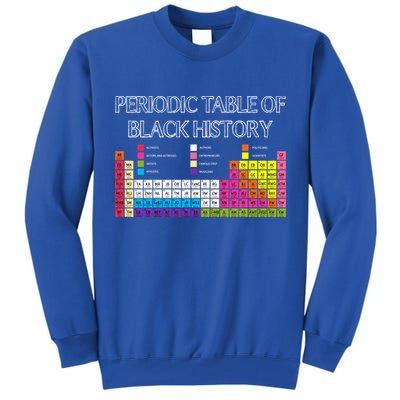 Periodic Table Of Elets Black History Month Proud Beauty Cool Gift Tall Sweatshirt