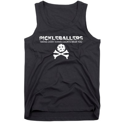 Pickleballers Taking Over Tennis Courts Near You Pickleball Tank Top