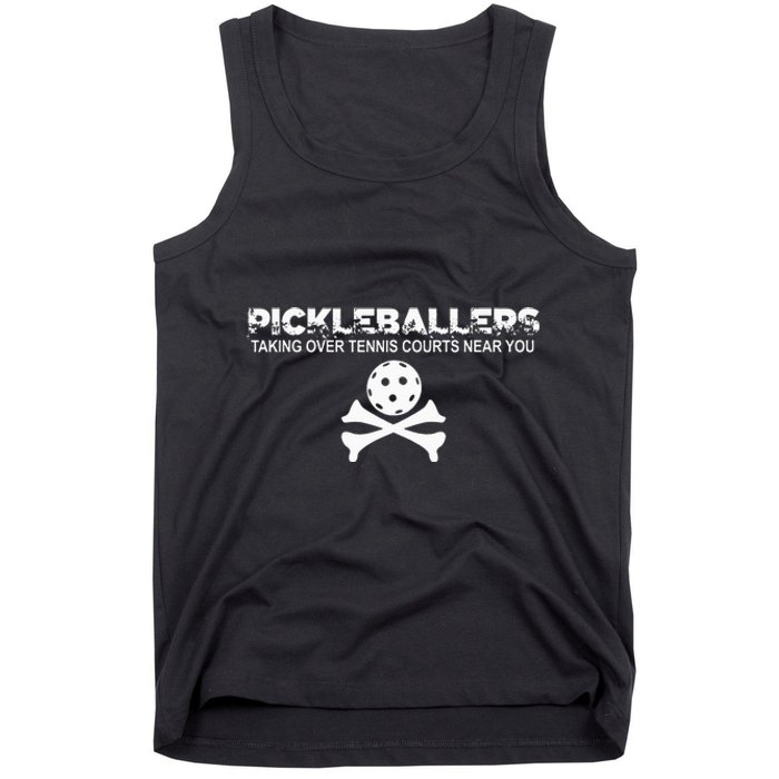 Pickleballers Taking Over Tennis Courts Near You Pickleball Tank Top