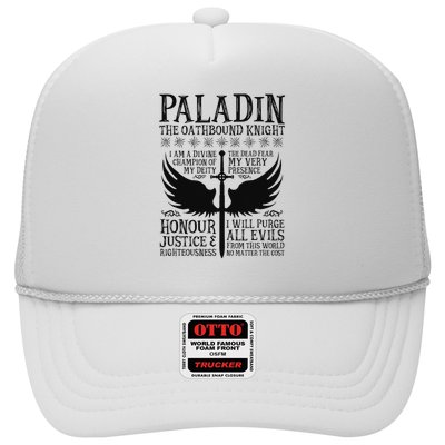 Paladin, The Oathbound Knight Rpg Class S Trucker Hat