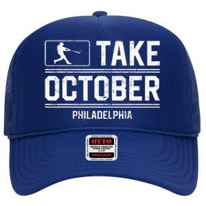 P.hilly T.ake O.ctober P.hiladelphia High Crown Mesh Back Trucker Hat