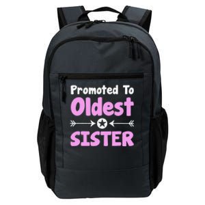 Promoted To Oldest Sister Older Sister Mother's Day Daily Commute Backpack