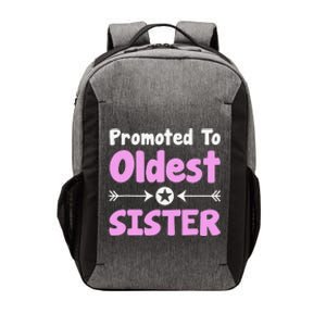 Promoted To Oldest Sister Older Sister Mother's Day Vector Backpack