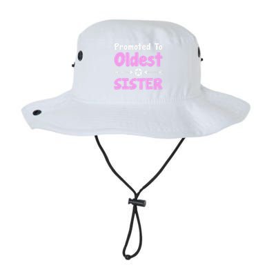 Promoted To Oldest Sister Older Sister Mother's Day Legacy Cool Fit Booney Bucket Hat