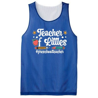 PreK Teacher Of Littles Preschool Teacher Gift Mesh Reversible Basketball Jersey Tank