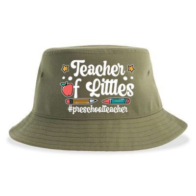 PreK Teacher Of Littles Preschool Teacher Gift Sustainable Bucket Hat