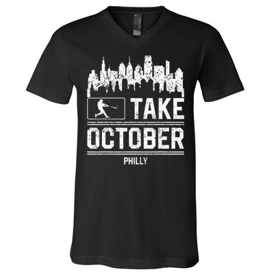 Philly Take October Philadelphia V-Neck T-Shirt