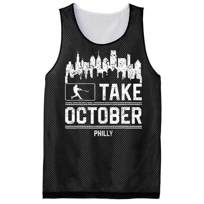 Philly Take October Philadelphia Mesh Reversible Basketball Jersey Tank