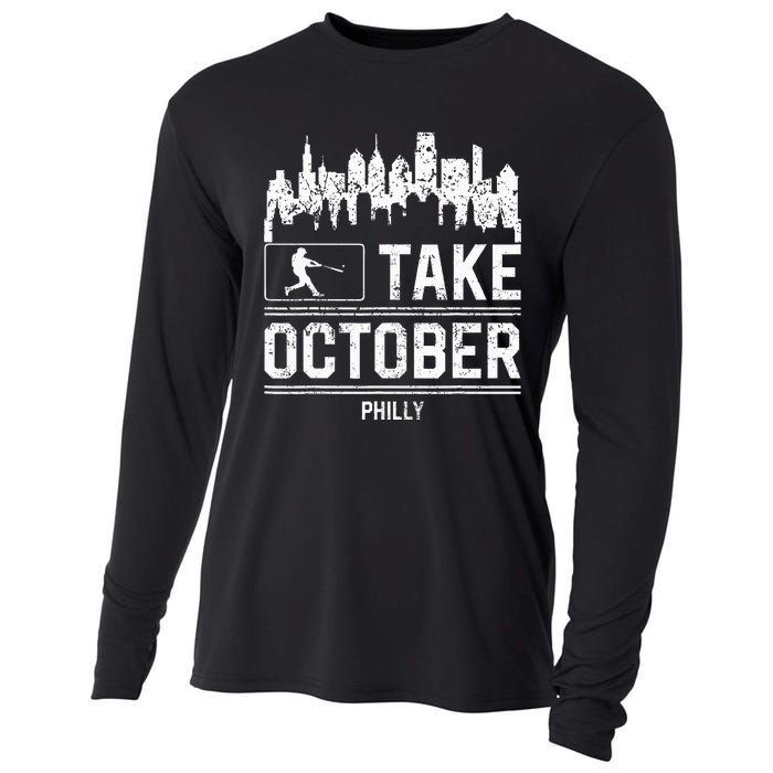 Philly Take October Philadelphia Cooling Performance Long Sleeve Crew