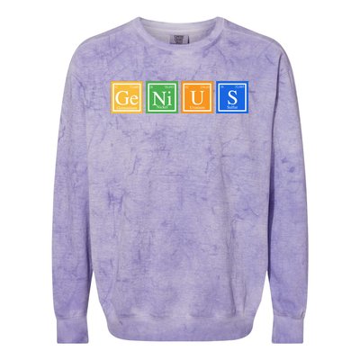 Periodic Table Of Elements Colorblast Crewneck Sweatshirt