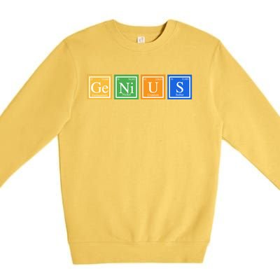 Periodic Table Of Elements Premium Crewneck Sweatshirt