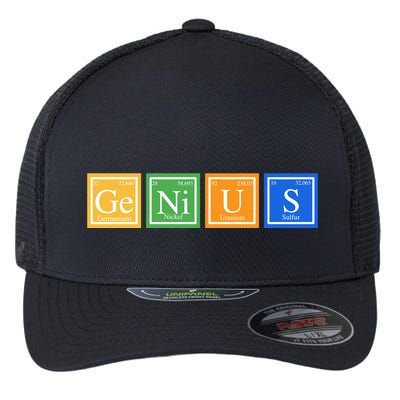 Periodic Table Of Elements Flexfit Unipanel Trucker Cap