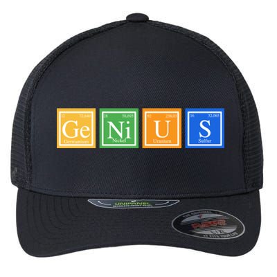 Periodic Table Of Elements Flexfit Unipanel Trucker Cap